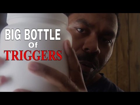 ASMR Big Bottle Of TRIGGERS Sticky Fingers, Bottle Tapping, Lid Opening and Cap Sounds | No Talking