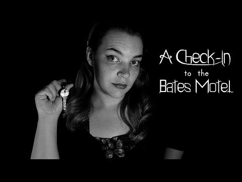 Psycho ASMR || A Check-in to the Bates Motel || Heavy Thunder, Personal Attention [Binaural]