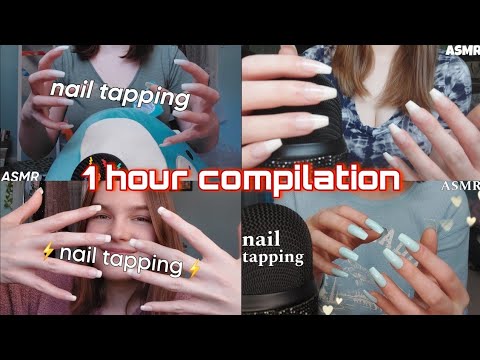 FAST AND AGGRESSIVE NAIL TAPPING AND RUBBING ASMR