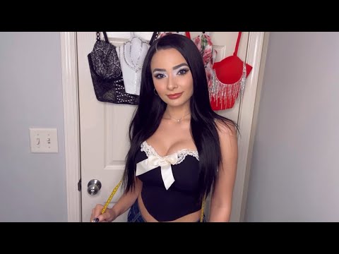 ASMR Bustier Boutique & Fitting Roleplay ( Soft Spoken + Fabric Sounds)