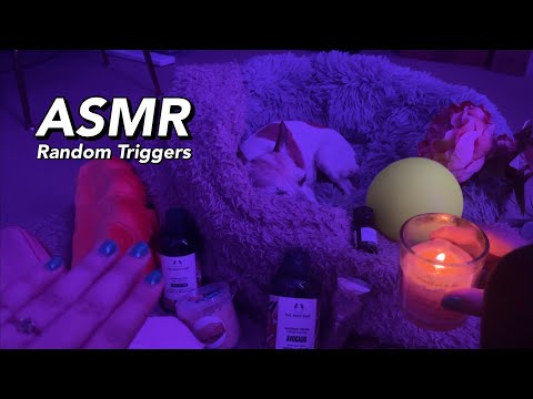ASMR random triggers 💜 ~new stuff + my current faves~ | Whispered