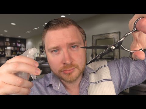 ASMR - Executive Haircut and Styling Roleplay