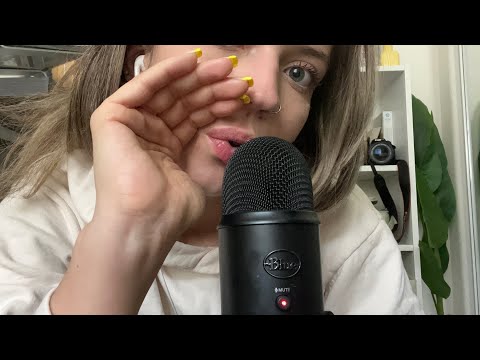 ASMR| EATING YOUR EARS/ MOUTH SOUNDS IN YOUR EAR- TAPPING