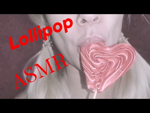 Asmr lollipop 🍭mouth sounds 🍭kisses lollipop 👄suck lollipop 👄