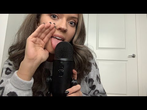 ASMR| EAR TO EAR MOUTH SOUNDS WITH WHISPERS & INAUDIBLE WHISPERING| RELAXING BACKGROUND NOISE