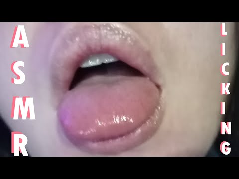 ASMR LENS LICKING , FACE LICKING , KISSES #asmr #асмр #licking