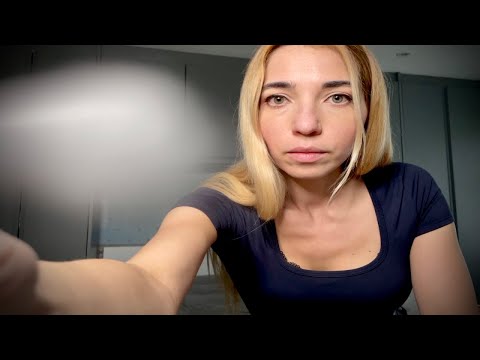 ASMR There is Something in Your Eye Roleplay (soft spoken camera touching)
