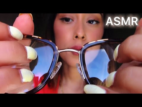 ASMR Glasses Try on Haul (Tapping & Whispered) TIJN & Miraga Collection