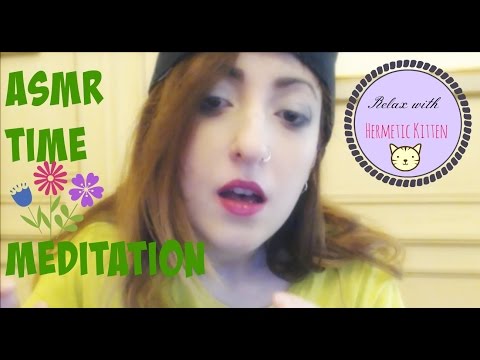 •´¯`•.ASMR GUIDED TIME MEDITATION•´¯`•.with CLOCK SOUNDSCAPE