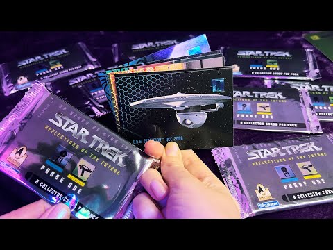 ASMR Star Trek Card Packs Opening 🖖 (Whispered)