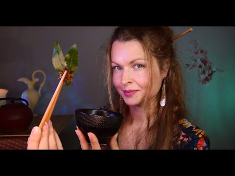 ASMR FRANÇAIS 🌙⭐ ROLEPLAY JAPONAIS ~ japonaise (cérémonie du thé, tea ceremony, japanese) + MASSAGE