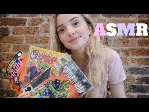ASMR DC ASMR Comic book reading DC and Marvel (calming whispers)