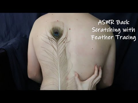 ASMR| Back Scratching with Some Feather Tracing (No Talking)