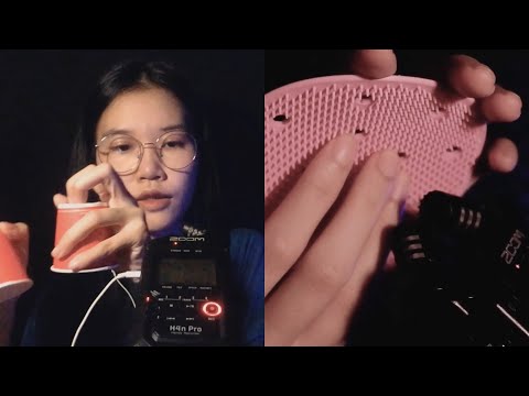 ASMR RANDOM TRIGGERS FOR RELAXING (Repeat with black screen for sleep)