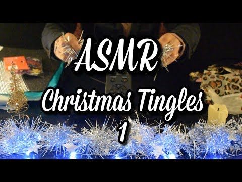 ASMR NO TALKING: Christmas Tingles Part 1 🎄🎅| Tingly Tinsel Crinkles, Tapping, Glitter & more!