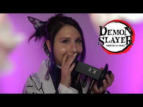 Shinobu Kocho Licks Your Ears 🦋💜 Demon Slayer Cosplay