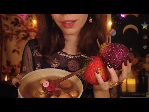 Soin ASMR 100% frissons 🌰✨ wood soup, mic scratching, tapping...