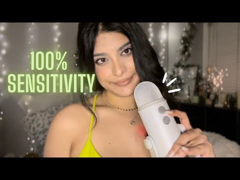 ASMR ~ GENTLE mouth sounds at 100% sensitivity that will send SHIVERS down your spine