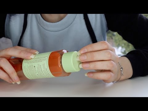 ASMR Nail Tapping & Scratching | Cosmetic Trash Can Emties & Packaging (No Talking)