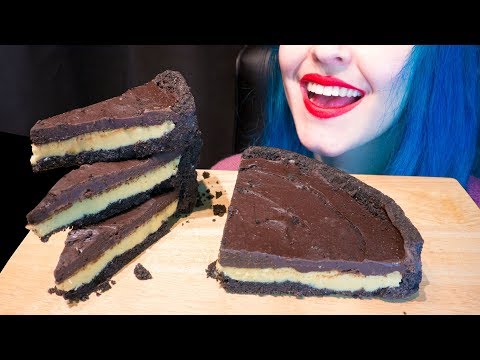 ASMR: Peanut Butter Oreo Cookie Cake | Ultra Gooey & Sticky 🍰 ~ Relaxing Whisper [V] 😻