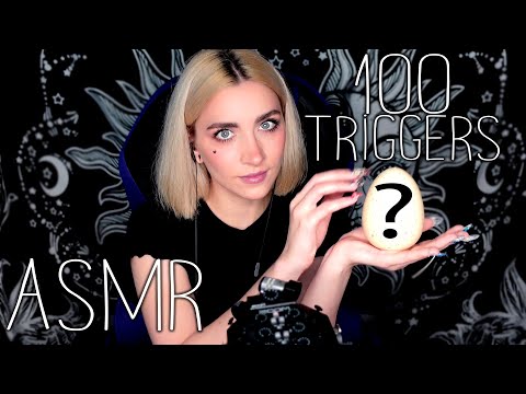 ASMR 100 triggers Short calm version | Tapping, scratching, liquid, gloves