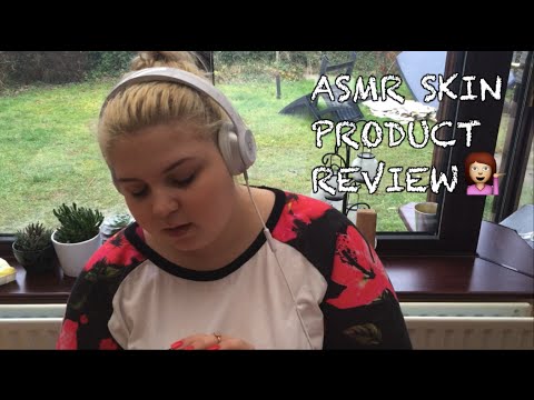 ASMR Skin Product Review - Soft Speaking - Tapping - Close Up Whispers