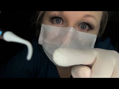 ASMR Dentist Exam Roleplay | Removing Mater From Between Teeth | Gloves | Personal Attention
