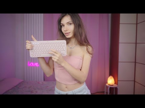 ASMR - Keyboard Typing Sounds For Total Relaxation (no talking)