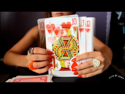 ASMR giant playing cards