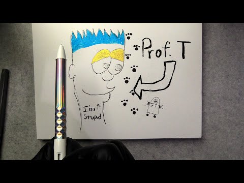 ASMR Drawing Sounds With A Mad Man