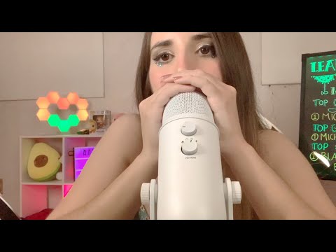 ASMR Cupped MOUTH SOUNDS + Lip Gloss Aplocation