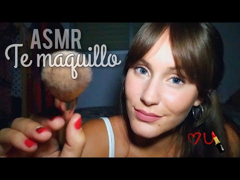 ASMR🎧 TE MAQUILLO - Roleplay MAQUILLAJE💄(con mouth sounds) Muy relajante - Roleplay ESPAÑOL