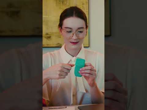 Flossing salad out of your teeth #asmr