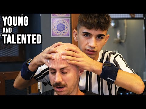 ASMR HEAD MASSAGE by YOUNG BARBER VEYSEL | a star is born ⭐
