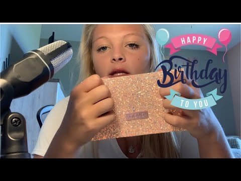Get ready for my bday but in ASMR