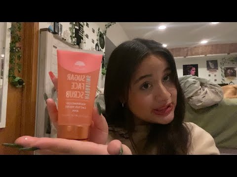 Asmr doing your skincare routine