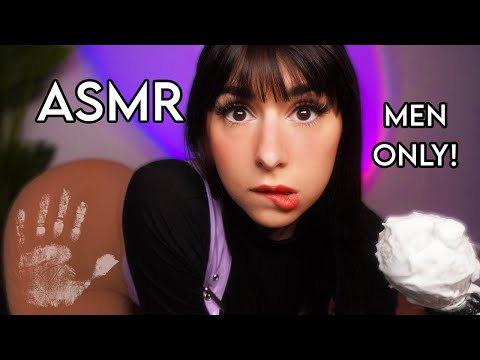 ASMR 💈 inappropriate Barber Shop HUB 👀 FOR MEN ⬛️🟧👨 Beard Shave, Haircut, Buzz, Massage rp