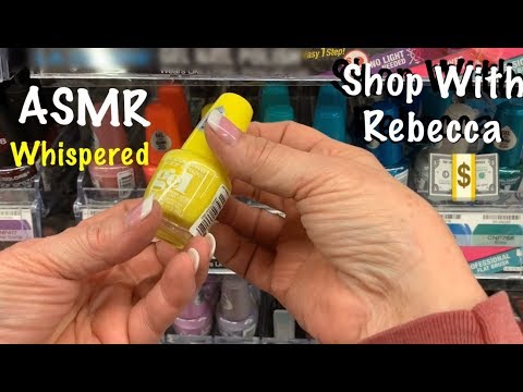 ASMR Shopping Family Dollar (Whispered) Plastic crinkles/Shopping haul/Recycled bags