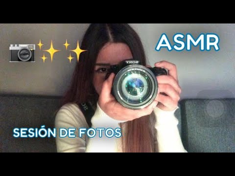 ASMR ROLEPLAY ESPAÑOL / Te HAGO una SESIÓN de FOTOS / MUY RELAJANTE 📷⭐