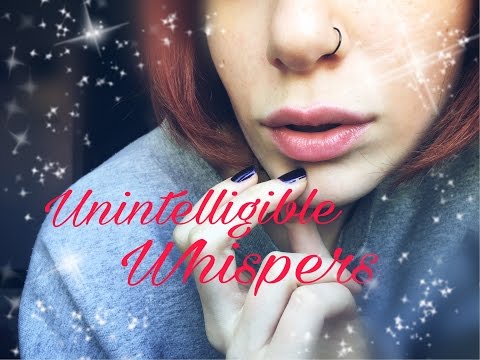 ASMR ❤ Ear to Ear INAUDIBLE/UNINTELLIGIBLE Whispers 💤