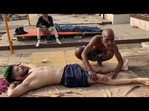 World’s Best Indian Street Barber Body Massage | ASMR YOGi | Part-2