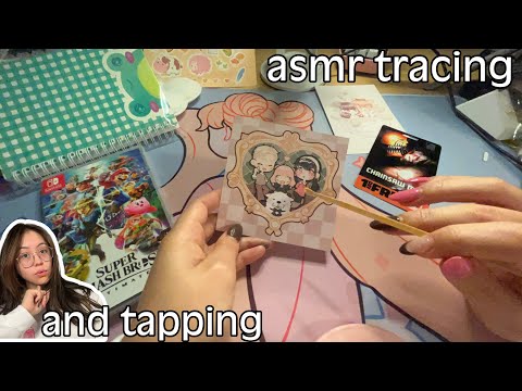ASMR Fast Tracing, Tapping, and Tongue Clicking Triggers for Tingles