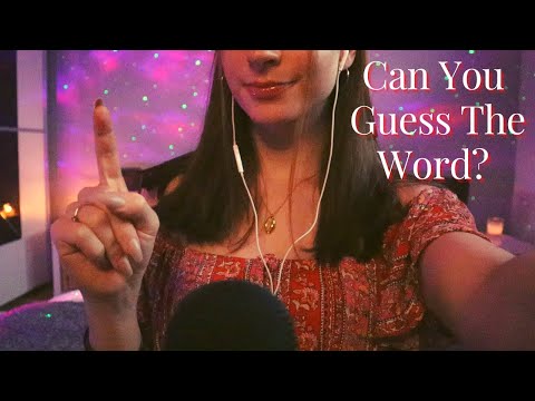 ASMR | Can you Guess the Word? (Air Tracing)