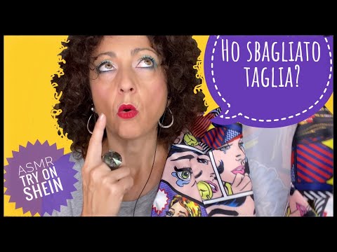 TRY ON HAUL SHEIN 👚SHOW AND TELL SUSSURRATO + FABRIC SOUNDS 👚ASMR ITA