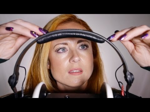 Deep Ear ASMR | Touching Your Headphones | Covering, Cupping, Scratching