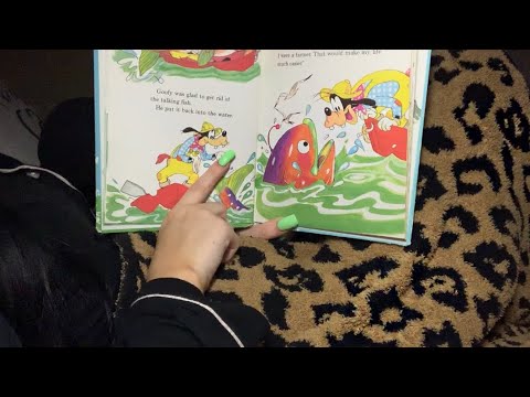 ASMR| READING YOU TO SLEEP WITH A DISNEY BOOK (COZY AND RELAXING)