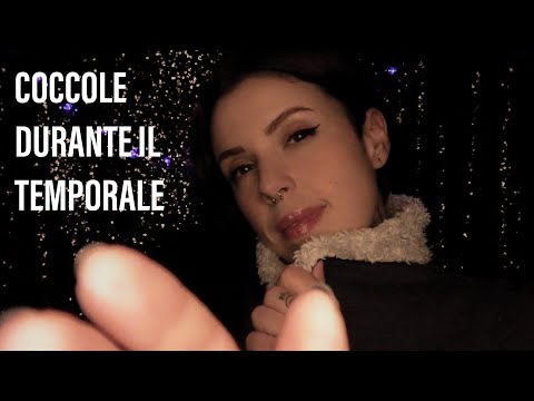 Caring in a rainy night: ti coccolo durante il temporale! | ASMR roleplay