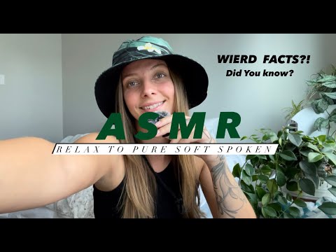 ASMR reading strange but true facts (pure soft spoken whisper)