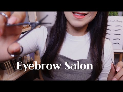 ASMR Doing Your Eyebrows | Brow Bar RP (Layered Sounds, Personal Attention, No Talking)
