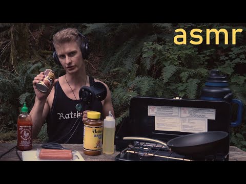 Cooking in Nature (ASMR) /W Positive Affirmations! Lordy ASMR - Deep Male Voice - Tingles ur Spine